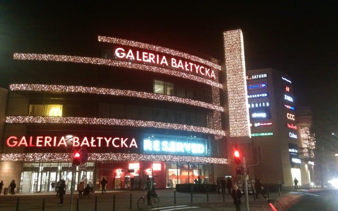 Palarnia przed Galerią Bałtycką